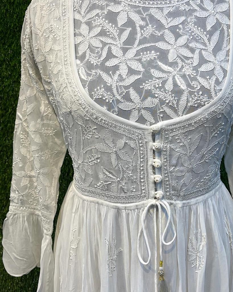 Viscose Georgette Long Bajirao Dress