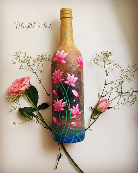 Hand-painted Bottle