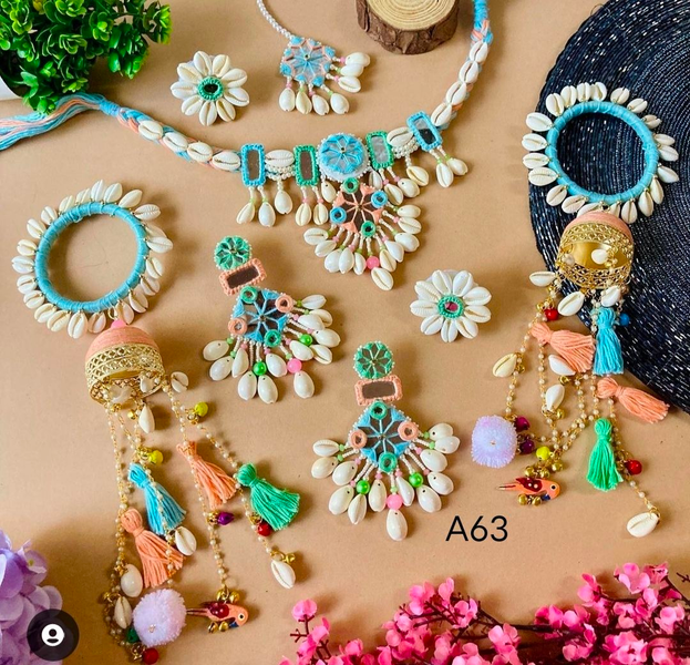 Haldi Jewellery With Kaleere