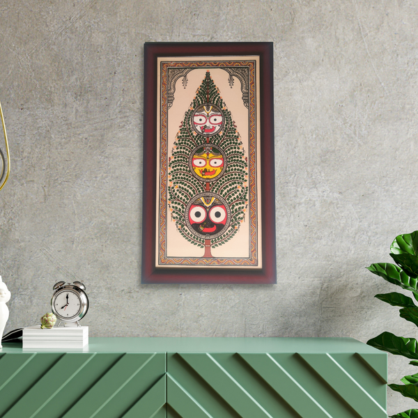 Divine Trio: Lord Jagannathan, Goddess Subhadra Lord Balabhadra