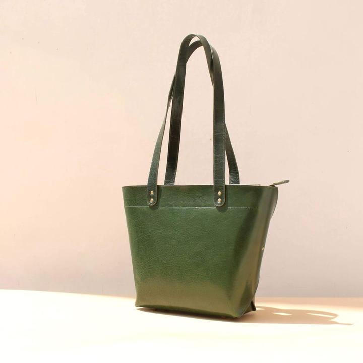 emerald green tote