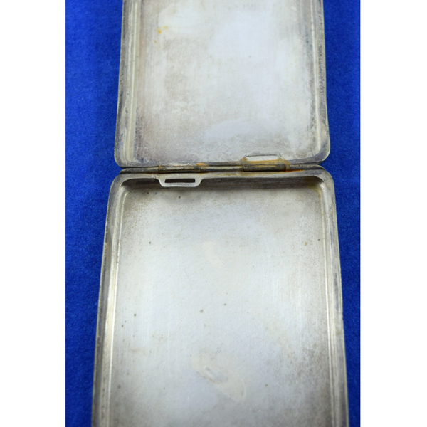 Vintage English Cigarette Case EPNS Pocket Friendly Silver Plated