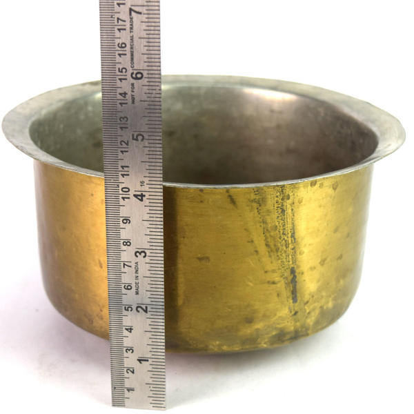 Collectible Brass Kitchen Utility Pot/Patila Traditional Style Brass