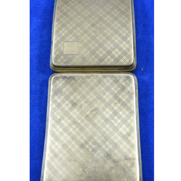 Vintage English Cigarette Case EPNS Pocket Friendly Silver Plated