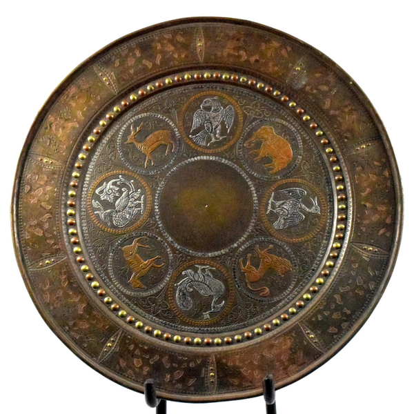 Ancient Mythology Subject Plate Antique Weekly Zodiac Astrology Plate