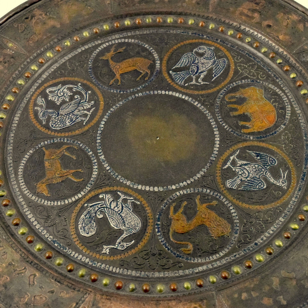 Ancient Mythology Subject Plate Antique Weekly Zodiac Astrology Plate