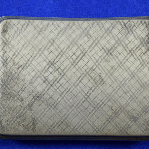 Vintage English Cigarette Case EPNS Pocket Friendly Silver Plated
