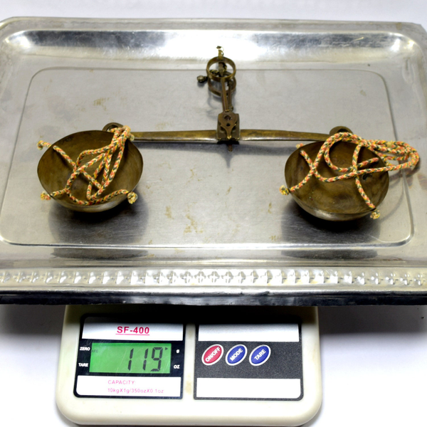 Antique Rare Small Balance Scales Weighting Merchant Tool Two Pans