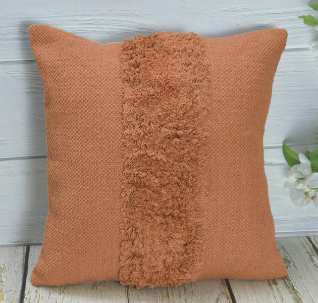 Outdoor Orange Fur Pillows Orange Velvet Fringe Cushion Ragged Rose
