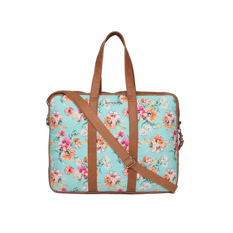 floral holdall bag