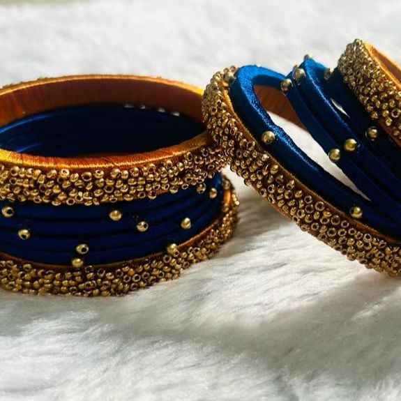 Handmade Bangles/kundan Bangles/thread Bangles