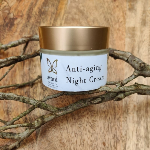 Handmade AntiAging Night Cream With Almond Oil, Vitamin E & Essential oils