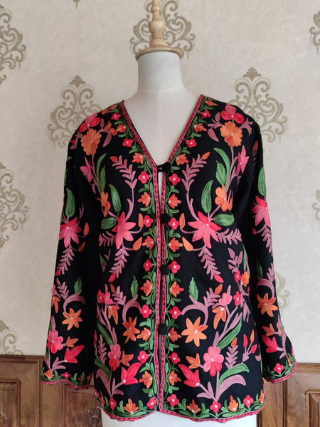 Coat Kashmiri Sweaters For Ladies Vintage East Indian Kashmiri