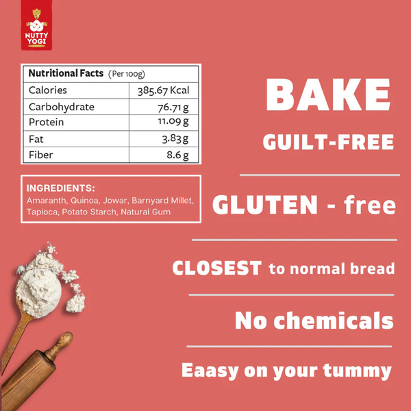 Nutty Yogi Gluten Free Baking Flour 800g