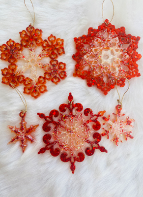Handmade Christmas Ornaments, Christmas tree decorations, Handmade ...