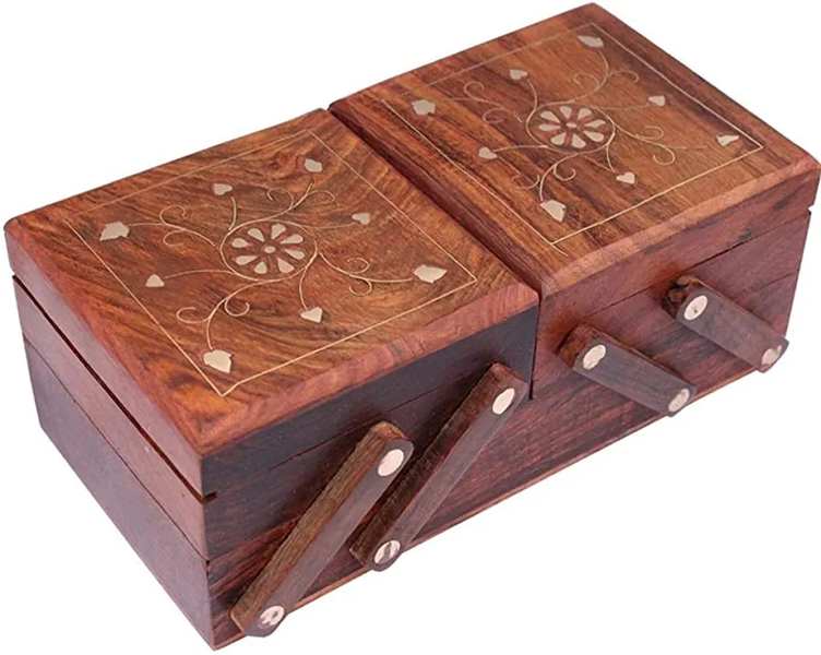 Wooden Jewellery Box For Gold, Safe Box, Bangle Box For Dressing