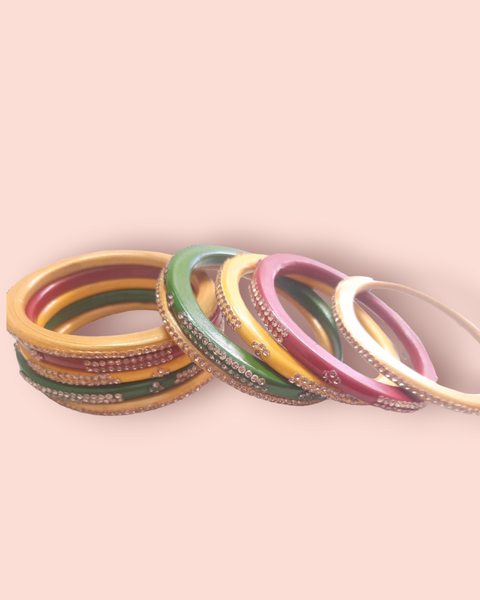 Traditional rajasthani multicolor Lac Bangle