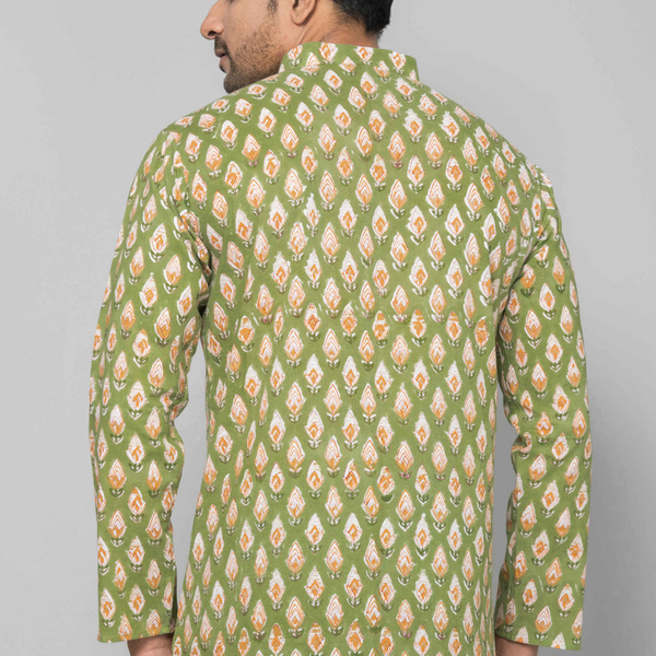 Pastel Maroon Organic Cotton Straight Kurta