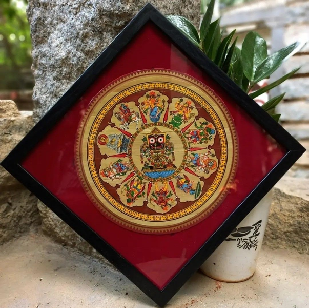 Vishnu Dhashabatara Pattachitra Painting