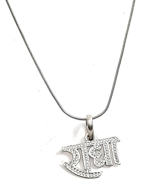 SWARN SILVER 925 Sterling Silver Radha Name Pendant (Only Pendant