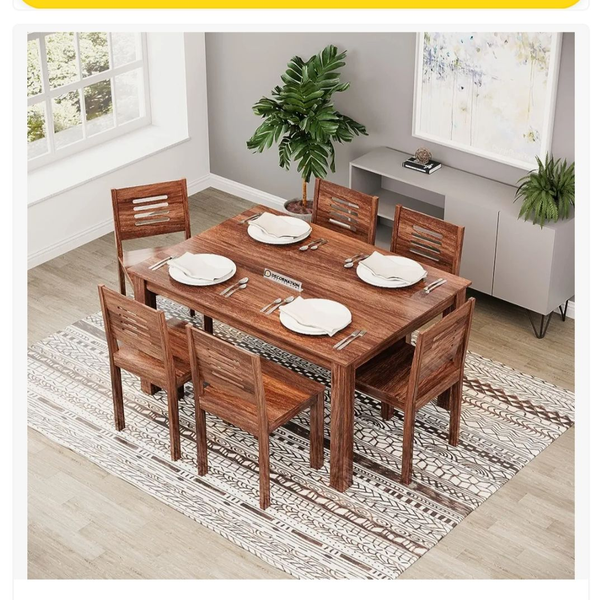Wooden Dining Table Set For Dining Room Seater Traditional