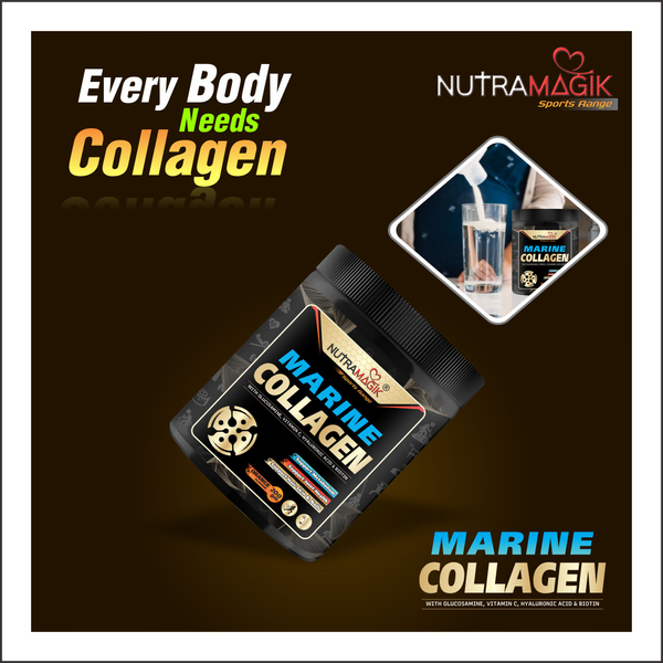 Nutramagik Marine Collagen,Glucosamine, Hyaluronic Acid,Vitamin C