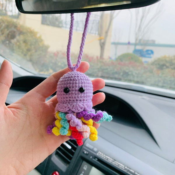 Handmade Car Charm - Octopus, Accessories ,decor, Return Gifts