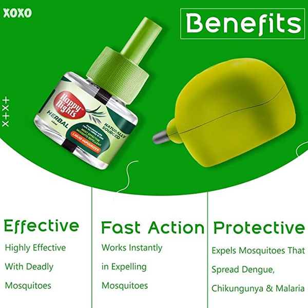 Happy Nights Mama's Choice Combo Pack Herbal Lemon Eucalyptus Camphor