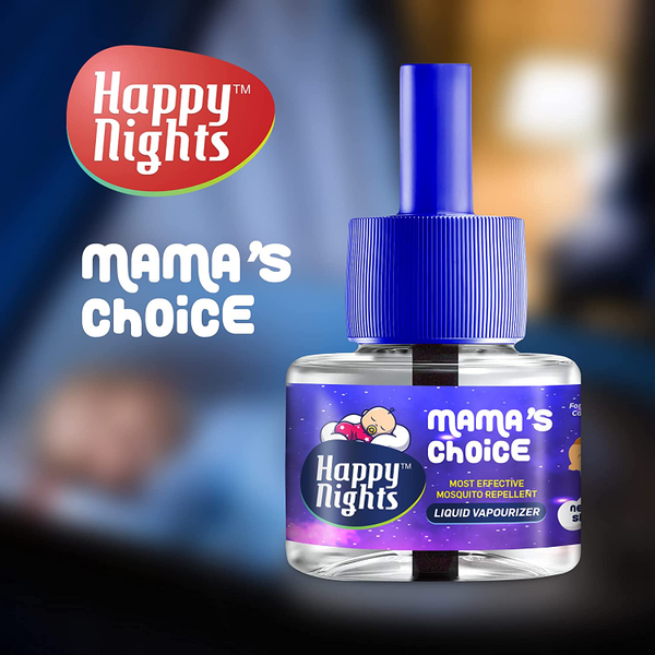 Happy Nights Lemon Eucalyptus Mosquito Repellent Refill, Mama’s Choice