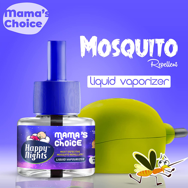 Happy Nights Lemon Eucalyptus Mosquito Repellent Refill, Mama’s Choice