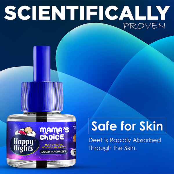 Happy Nights Lemon Eucalyptus Mosquito Repellent Refill, Mama’s Choice