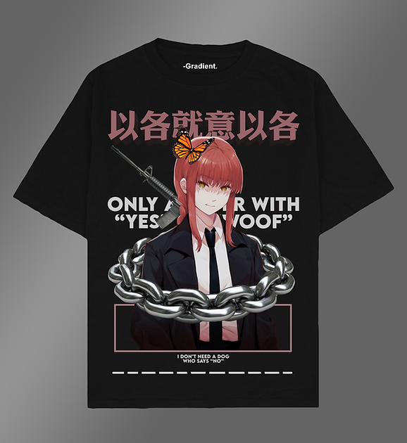 glamb × Chainsaw Man Makima Graphic Tee Chainsaw Man Reze Arc x glamb: T-Shirt (L) - Makima (Black