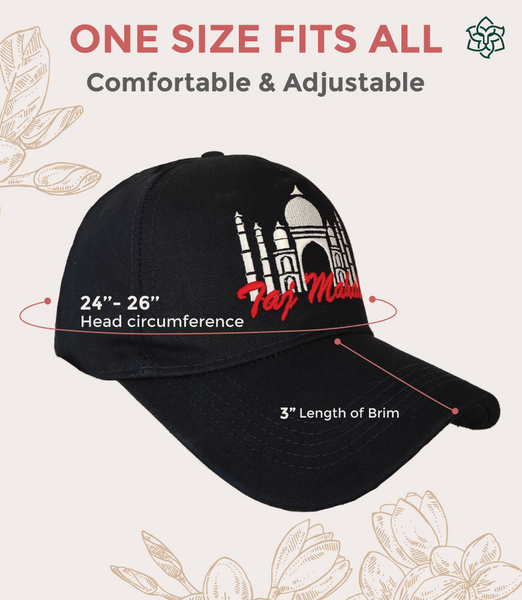 Maatir Taj Mahal India Navy Baseball Cap – Caps for men and women