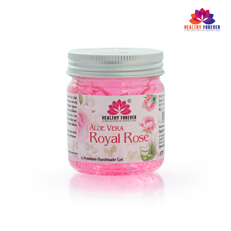 Healthy Forever Homemade Royal Rose Gel with Pure Aloe Vera