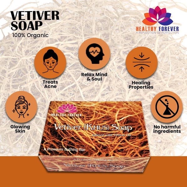 Healthy Forever Homemade Vetiver Soap