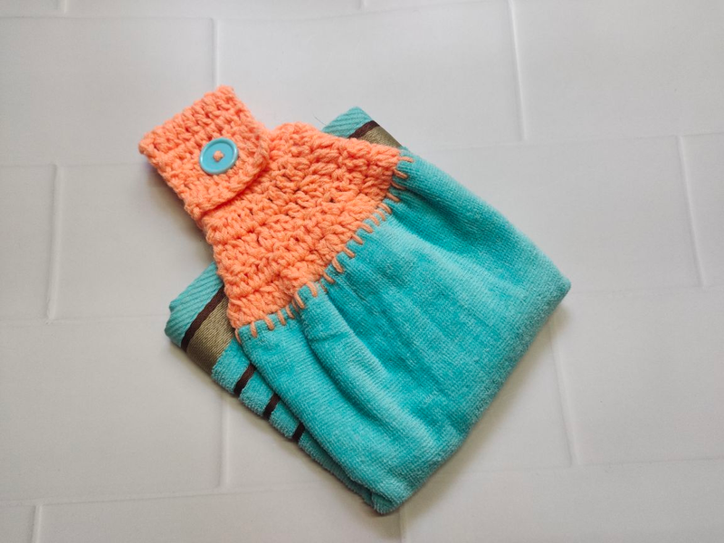 Crochet Kitchen Towel Topper