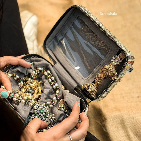 スペースセーバージュエリーオーガナイザー ProCase Jewellery Tray Stackable Velvet Jewellery Drawer Organiser