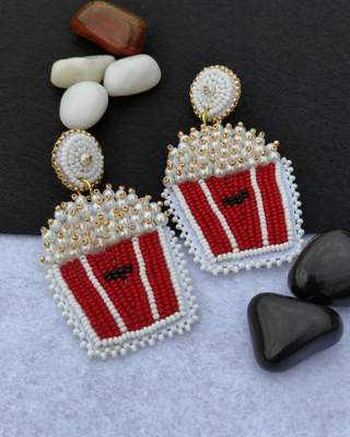 white long sleeve dress for bridal shower Miyuki Bead Earrings