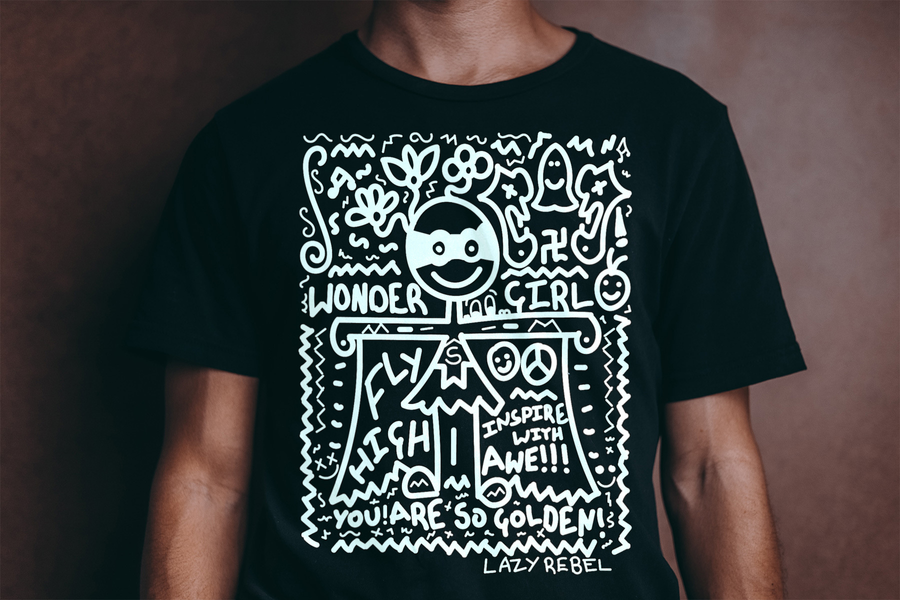 【ITZAVIBE】DOODLE SLIM T-SHIRT MUSINSA | ITZAVIBE DOODLE T SHIRT - GREEN