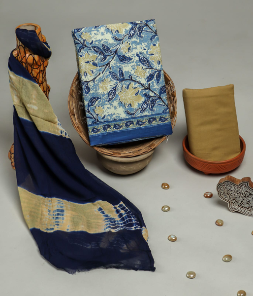 Printed Cotton Dress Material