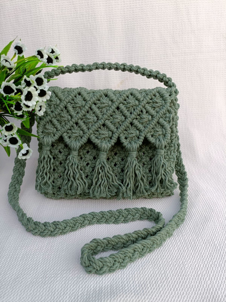 Macrame Boho Sling Bag