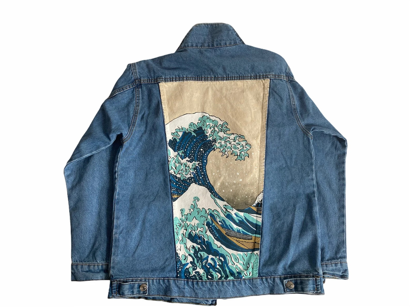 Beautiful handpainted Jacket for Men and Women - Main Image