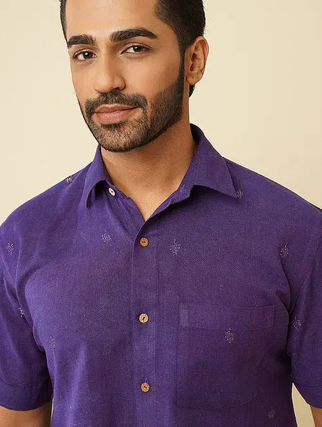 Dark Purple Dress Shirt